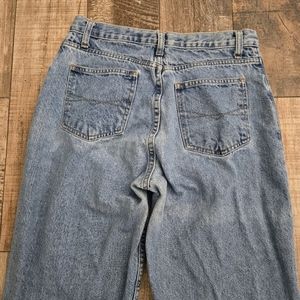 Vintage Anchor Blue Loose Jeans Size 11/12 M 90s Y2K Skate Measures 31x32 EUC